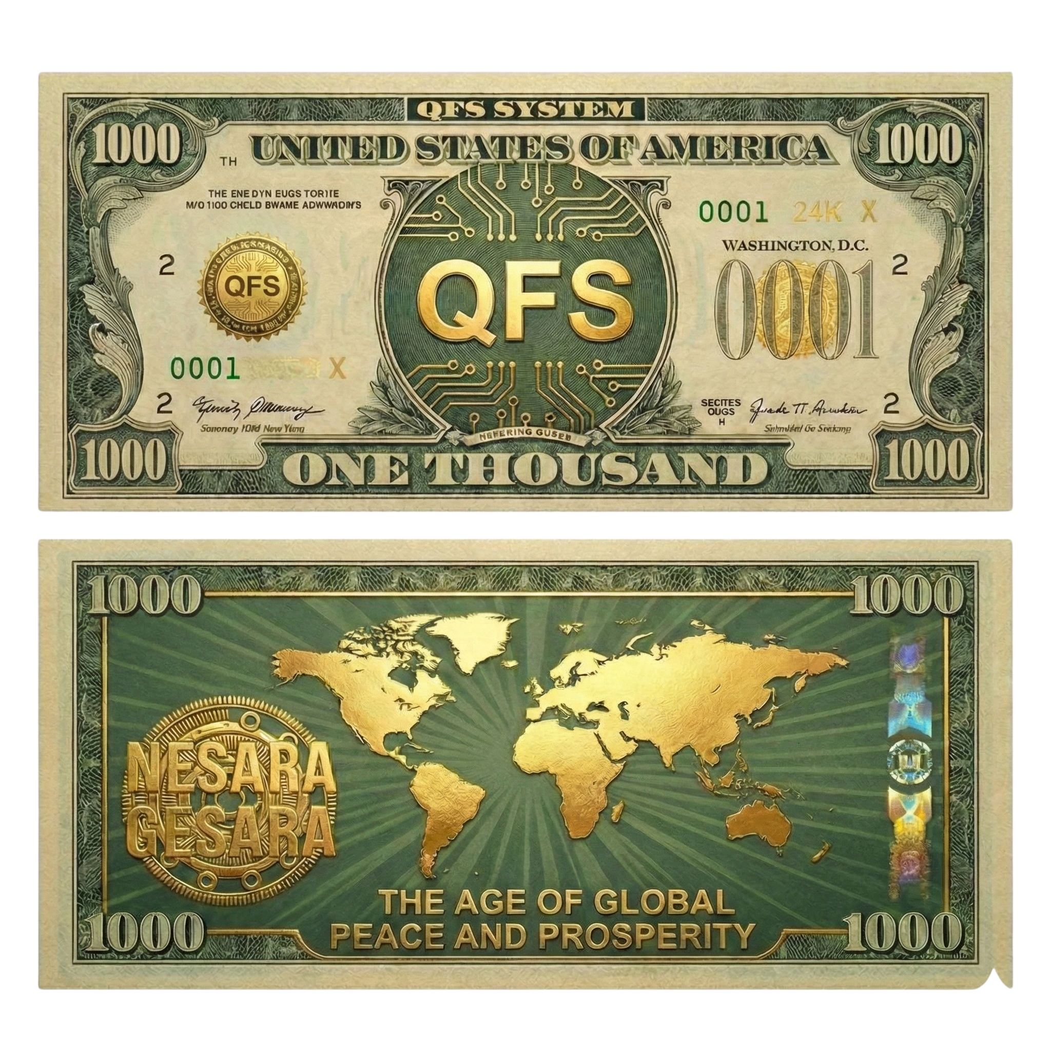 QFS Gold Rainbow Bill